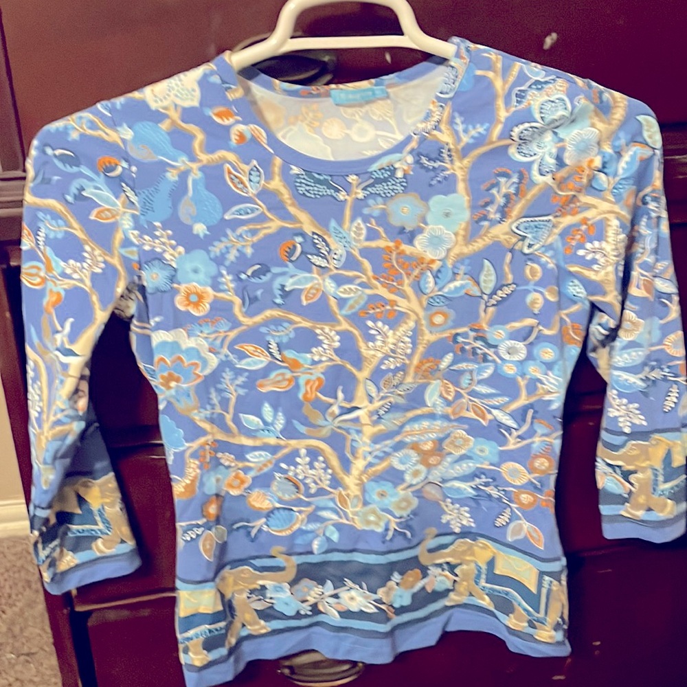 J. McLaughlin 3/4 Length Sleeve Tee